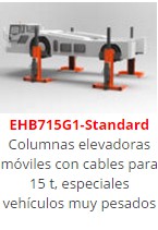 EHB715 Columnas elevadoras moviles para 15t