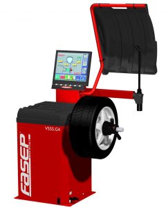 Equilibradora de ruedas con monitor v555-g4